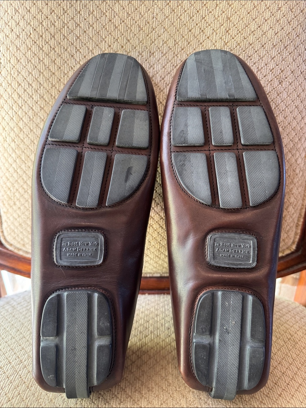 To Boot Men's Dark Brown Leather Penny Loafers. Made in Italy. Size 9. Very good - Picture 6 of 11